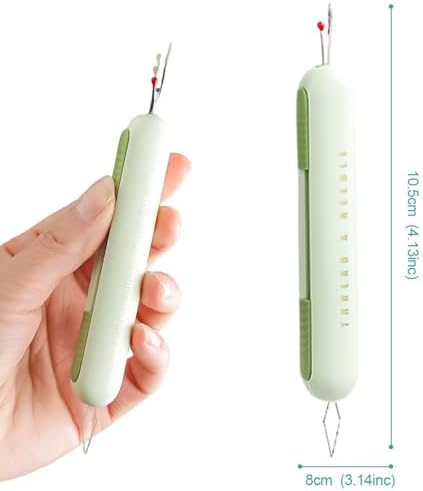 2024 Upgrade 2 in 1 Needle Threader Seam Ripper, Needle Threaders Seam