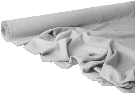 Pearl Linen Fabric by the Yard – Premium Natural Linen for