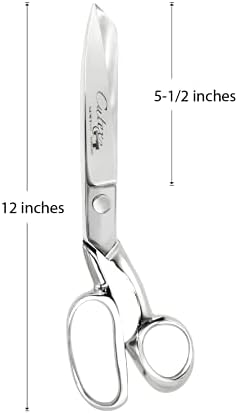 Cutex 12" Razor Edge Bent Trimmer Fabric Sewing Shears Tailor Scissors
