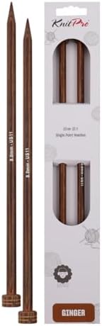 KnitPro Ginger Single Pointed Needles 14" (35cm) | US Size 11 (8mm)