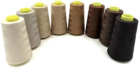 Tortoise 8 Cones of 3000 Yards Each Spool Thread for All Purpose