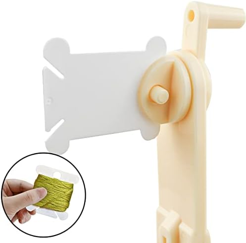yuntop Floss Bobbins with Winder – 120 Pack