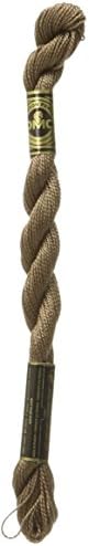 DMC 115 5-840 Pearl Cotton Thread, Medium Beige Brown, Size 5