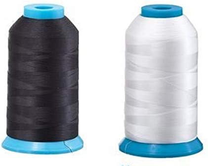 Set of 2 Huge Bobbin Thread for Sewing and Embroidery Machine 1 Black