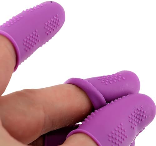 Finger Protectors [Flex Series - 12-Pack] Silicone Non-Stick Finger