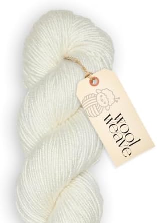 Woolweave Merino Silk Yarn – Hand Dyed Luxury Blend of 75% Merino Wool