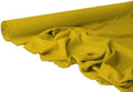 Jonquil Yellow Linen Fabric by the Yard – Premium Natural Flax