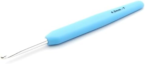 KnitPro Waves Crochet Hooks – 4.5mm Crochet Hook, Ergonomic Soft