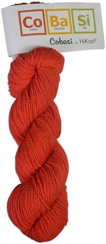 HiKoo CoBaSi Sock Yarn, Cotton, Bamboo Viscose, Silk and Nylon Blend