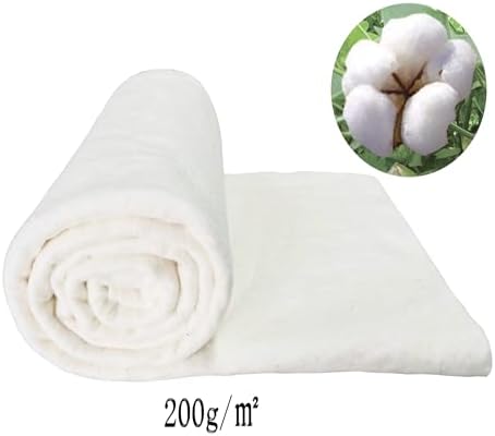 LENAILIN 92X108 Inches 200GSM Cotton Quilt Batting