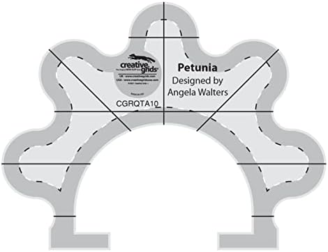 Creative Grids Machine Quilting Tool Petunia – CGRQTA10 – Made in USA