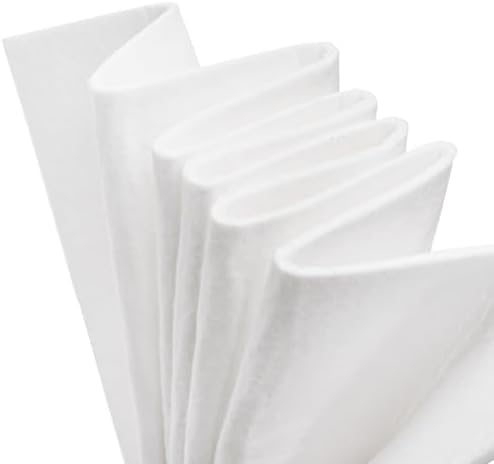 YOUEON 2 Pcs White Felt Fabric Sheets for Crafts, 36"x72", 2mm Thick