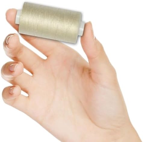 All-Purpose Polyester Sewing Thread, 2 Spools, Light Beige