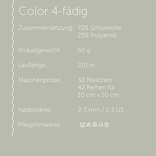 Schachenmayr Regia 4-Fdig Color 50g Pink Candy Yarn