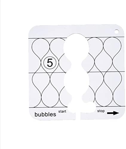 11pcs DIY Quilting Template Set Sewing Acrylic Template Ruler Series 5