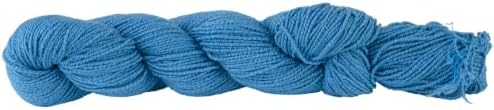 HiKoo CoBaSi Sock Yarn, Cotton, Bamboo, Silk, 50g, 220 yd, #029 Royal