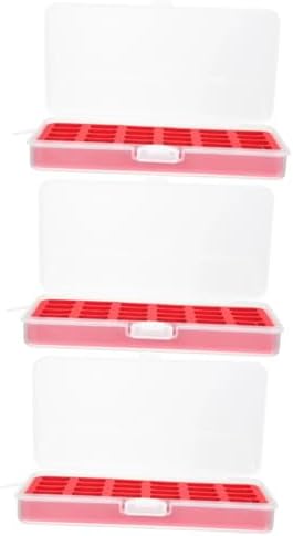 SEWACC 3pcs Sewing Storage Organizer Box Window Compartment Bobbin