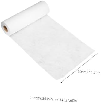 White Single Sided Iron on Fusible Interfacing Roll for Sewing