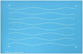 Full Line Stencil Modern Waves, Edge-to-Edge Easy Quilt Template