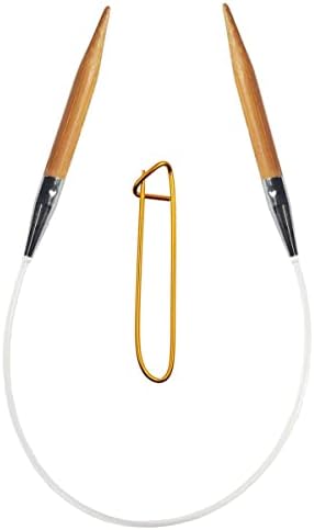 ChiaoGoo Bamboo 9-Inch, US 9 (5.5mm) Circular Knitting Needle