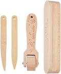 DICOSMETIC 4Pcs Wooden Tailors Clapper Set Set 9.4Inch/23.8cm Tailors