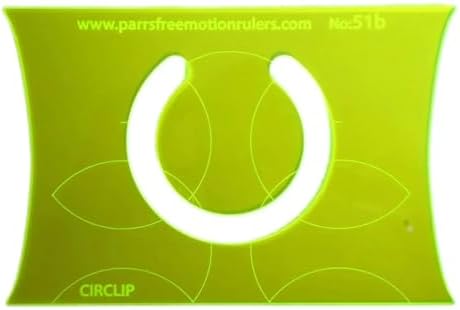 Parrs Petal and Horseshoe Free Motion Quilting Ruler