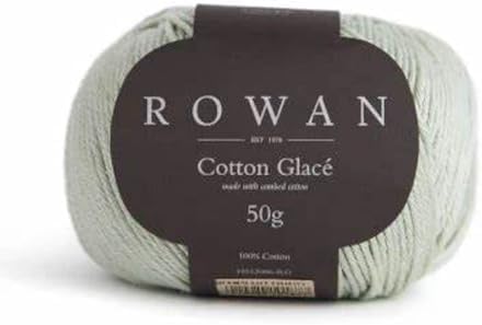Rowan Cotton Glacé Yarn – 100% Mercerized Cotton, Weight 2