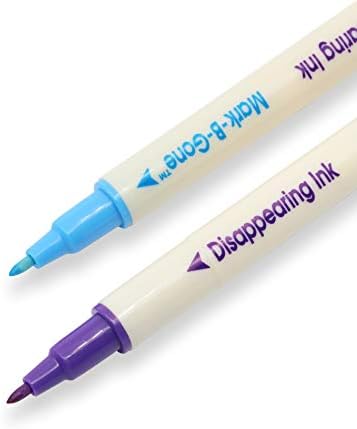 Dritz Dual Purpose Fabric Marking Pen, Blue and Purple