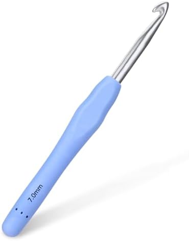 SHWAKK Crochet Hook, 7.0 mm Ergonomic Crochet Hook for Arthritic Hands