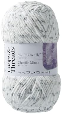Loops & Threads Skinny Chenille Multi Yarn - Yarn for Knitting