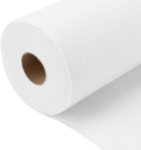 KEILEOHO 16.5 Inch x 10 Yards Iron-On Fusible Fleece Interfacing