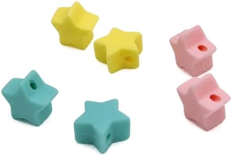 6 Pcs Star Silicone Knitting Needle Stoppers, Point Protectors for