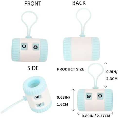 7 Pack Knitting Counter Universal Knitting Row Counter with Hanging