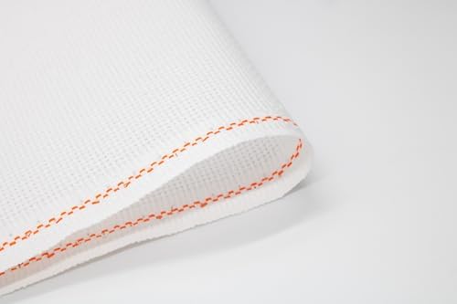 RIOLIS - Zweigart 18 ct White Aida 3428/100, 19.7x19.7 Cross Stitch
