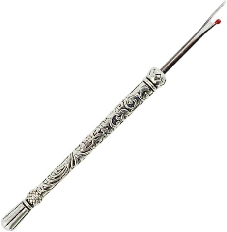 HAHIYO Metal Seam Ripper with Classical Engraved Pattern - Ergonomic