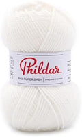 Baby Wool Sport Weight Yarn Phildar Super Baby - Lambswool and Acrylic