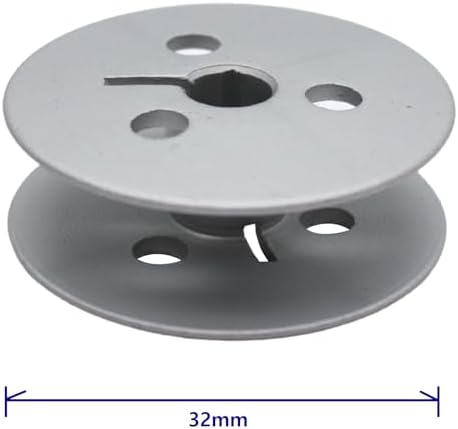 Cutex 10 Large Capacity Aluminum Bobbins Compatible with Juki