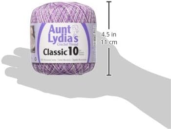 Aunt Lydia's Crochet Thread - Variegated - Size 10 - (2-Pack) Shaded