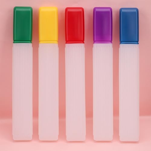Plastic Needle Case Winter Knitting Needle Holder Tube 5pcs