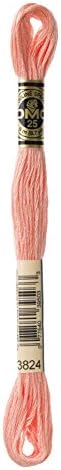DMC 117-3824 Mouline Stranded Cotton Six Strand Embroidery Floss