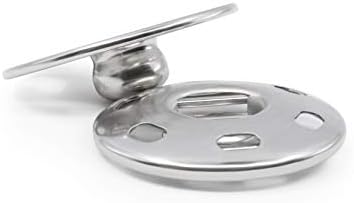 Dritz 80-21-65 Sew-On Snaps, Nickel-Plated Brass, Size 10 4-Count
