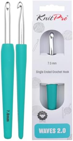 KnitPro Waves 2.0 Single-Ended Crochet Hooks | 7mm