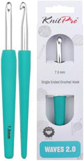 KnitPro Waves 2.0 Single-Ended Crochet Hooks | 7mm