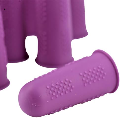 Finger Protectors [Flex Series - 12-Pack] Silicone Non-Stick Finger