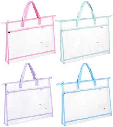 4 Pcs A3 Project Bags for Quilting