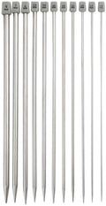 Xmas Stainless Steel Straight Knitting Needles Set for Beginners 61pcs