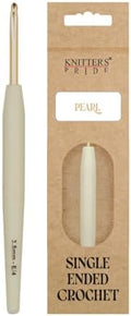Knitter’s Pride Pearl Single-ended Aluminum Crochet Hook - 3.50mm