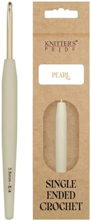 Knitter’s Pride Pearl Single-ended Aluminum Crochet Hook - 3.50mm