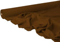 Sepia Brown Linen Fabric by the Yard | Softened Natural Flax | Medium