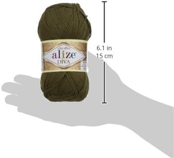 Alize Diva Silk Effect 100% Microfiber Acrylic Yarn 1 Ball skeins